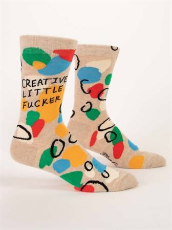 Blue Q Creative Little F Men Socks